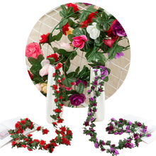 Carica l&#39;immagine nel visualizzatore di Gallery, Ghirlanda di rose artificiali

