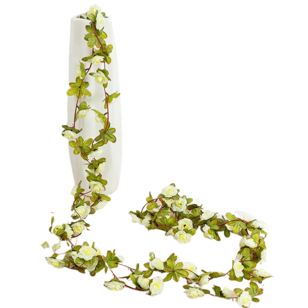 Ghirlanda di rose artificiali