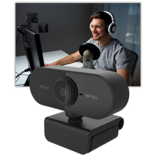 Carica l'immagine nel visualizzatore di Gallery, Webcam USB HD 1080p rotante con microfono - Ozerty
