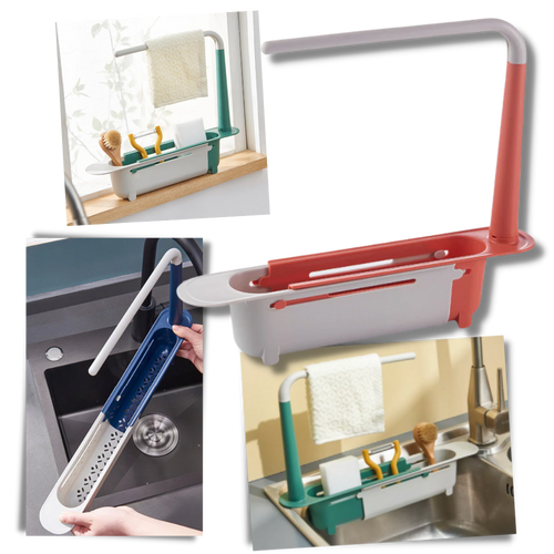 Cestello portaoggetti estensibile per lavello - Ozerty