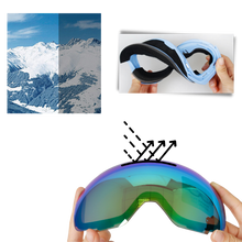 Carica l&#39;immagine nel visualizzatore di Gallery, Occhiali da neve con pacchetto di lenti
