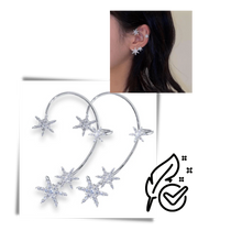 Carica l&#39;immagine nel visualizzatore di Gallery, Coppia di orecchini alla moda con zirconi
