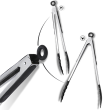 Carica l&#39;immagine nel visualizzatore di Gallery, Pinza per barbecue con impugnatura in silicone
