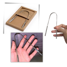 Carica l&#39;immagine nel visualizzatore di Gallery, Puliscilingua in acciaio inox - Ozerty
