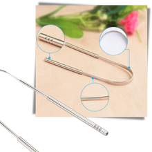 Carica l&#39;immagine nel visualizzatore di Gallery, Puliscilingua in acciaio inox - Ozerty
