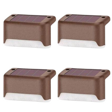 Carica l&#39;immagine nel visualizzatore di Gallery, Luci LED solari per gradini (4 pezzi)
