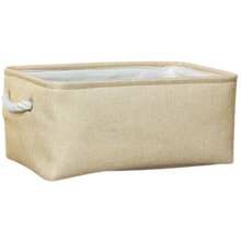 Carica l&#39;immagine nel visualizzatore di Gallery, Elegante cestino di lino con manici in corda - Ozerty
