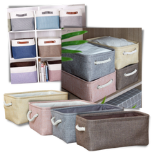 Carica l&#39;immagine nel visualizzatore di Gallery, Elegante cestino di lino con manici in corda - Ozerty
