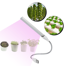 Carica l&#39;immagine nel visualizzatore di Gallery, Luce di crescita per piante USB LED con palo flessibile - Ozerty
