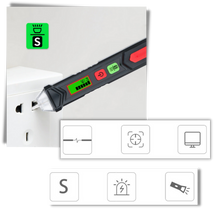 Carica l&#39;immagine nel visualizzatore di Gallery, Penna per la misurazione della tensione
