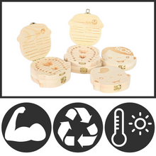 Carica l&#39;immagine nel visualizzatore di Gallery, Scatola di legno per denti da latte
