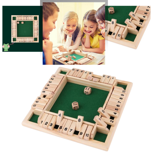 Gioco di dadi in legno - Ozerty