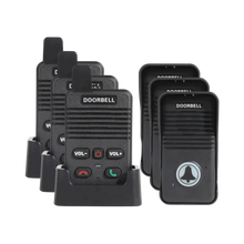 Carica l&#39;immagine nel visualizzatore di Gallery, Campanello interfono a comunicazione avanzata -3 Trasmettitori/3 Ricevitori - Ozerty
