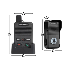 Carica l&#39;immagine nel visualizzatore di Gallery, Campanello interfono a comunicazione avanzata - Ozerty
