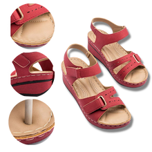 Carica l&#39;immagine nel visualizzatore di Gallery, Sandali ortopedici da donna con supporto all&#39;arco plantare - Ozerty
