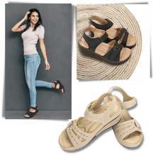 Carica l&#39;immagine nel visualizzatore di Gallery, Sandali ortopedici da donna con supporto all&#39;arco plantare - Ozerty
