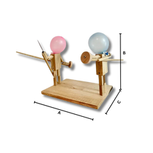 Carica l&#39;immagine nel visualizzatore di Gallery, Gioco di scherma con palloncini divertenti di bambù - Ozerty
