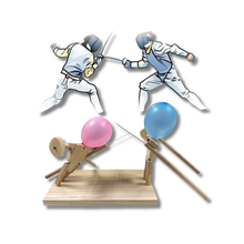 Carica l&#39;immagine nel visualizzatore di Gallery, Gioco di scherma con palloncini divertenti di bambù - Ozerty
