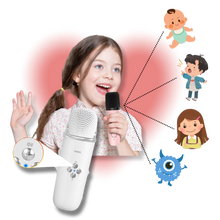 Carica l&#39;immagine nel visualizzatore di Gallery, Mini Karaoke Bluetooth a Doppio Microfono per Bambini - Ozerty
