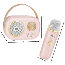 Carica l&#39;immagine nel visualizzatore di Gallery, Mini Karaoke Bluetooth a Doppio Microfono per Bambini - Ozerty

