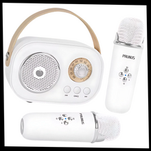 Carica l&#39;immagine nel visualizzatore di Gallery, Mini Karaoke Bluetooth a Doppio Microfono per Bambini - Ozerty
