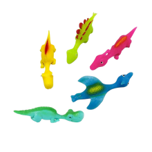 Carica l&#39;immagine nel visualizzatore di Gallery, Dinosauro da dito con fionda appiccicosa -5Pz - Ozerty

