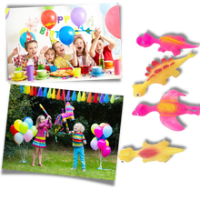 Carica l&#39;immagine nel visualizzatore di Gallery, Dinosauro da dito con fionda appiccicosa - Ozerty
