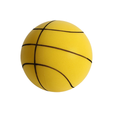 Carica l&#39;immagine nel visualizzatore di Gallery, Pallone da basket silenzioso colorato -Giallo/24 cm - Ozerty
