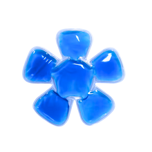 Carica l&#39;immagine nel visualizzatore di Gallery, Cuscinetto rinfrescante per cuoio capelluto -Blu - Ozerty
