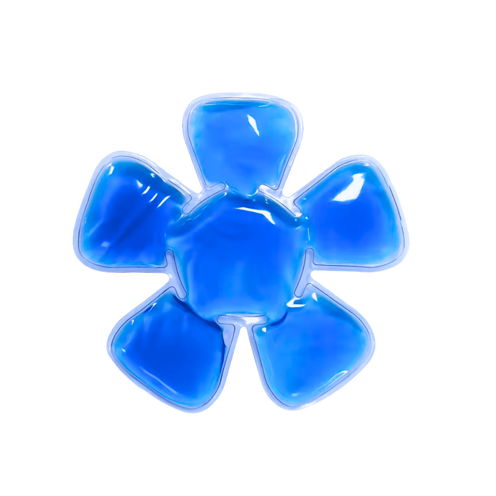 Cuscinetto rinfrescante per cuoio capelluto -Blu - Ozerty