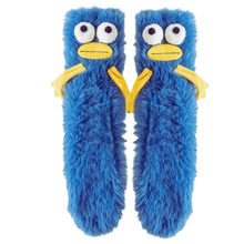 Carica l&#39;immagine nel visualizzatore di Gallery, Calzini divertenti in velluto corallo -Blu - Ozerty
