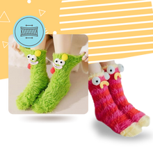 Carica l&#39;immagine nel visualizzatore di Gallery, Calzini divertenti in velluto corallo - Ozerty
