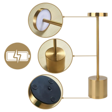 Carica l&#39;immagine nel visualizzatore di Gallery, Lampada da tavolo ricaricabile senza fili - Ozerty
