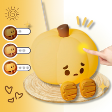 Carica l&#39;immagine nel visualizzatore di Gallery, Deliziosa Lampada Notturna a Forma di Zucca Triste - Ozerty
