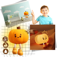 Carica l&#39;immagine nel visualizzatore di Gallery, Deliziosa Lampada Notturna a Forma di Zucca Triste - Ozerty
