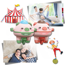 Carica l&#39;immagine nel visualizzatore di Gallery, Maialino in monociclo giocattolo - Ozerty
