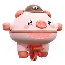 Carica l&#39;immagine nel visualizzatore di Gallery, Maialino in monociclo giocattolo -Rosa - Ozerty
