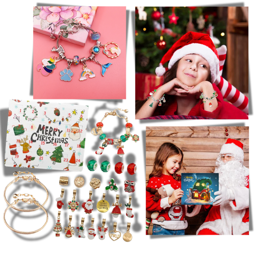 Calendario dell'Avvento 24 Giorni con Gioielli Fai-da-Te - Ozerty