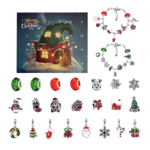 Carica l&#39;immagine nel visualizzatore di Gallery, Calendario dell&#39;Avvento 24 Giorni con Gioielli Fai-da-Te -Regali di Babbo Natale - Ozerty
