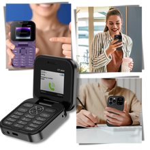 Carica l'immagine nel visualizzatore di Gallery, Telefono cellulare pieghevole Dual Sim piccolo  - Ozerty
