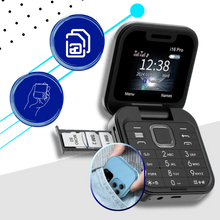 Carica l'immagine nel visualizzatore di Gallery, Telefono cellulare pieghevole Dual Sim piccolo  - Ozerty
