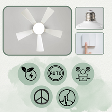 Carica l&#39;immagine nel visualizzatore di Gallery, Lampada per ventilatore con zoccolo E27 - Ozerty
