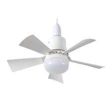 Carica l&#39;immagine nel visualizzatore di Gallery, Lampada per ventilatore con zoccolo E27 -Bianco - Ozerty
