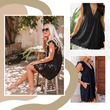 Carica l&#39;immagine nel visualizzatore di Gallery, Abito elegante in broderie anglaise - Ozerty
