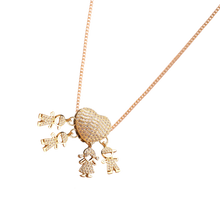 Carica l&#39;immagine nel visualizzatore di Gallery, Elegante collana con charm per la mamma -3 Ragazzi 1 Ragazza - Ozerty
