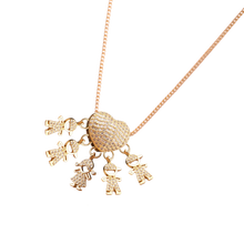 Carica l&#39;immagine nel visualizzatore di Gallery, Elegante collana con charm per la mamma -1 Ragazza 4 Ragazzi - Ozerty, Elegante collana con charm per la mamma -1 Ragazza - Ozerty
