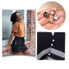 Carica l&#39;immagine nel visualizzatore di Gallery, Eleganti spille a bottone senza cuciture - Ozerty
