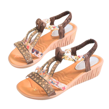 Carica l&#39;immagine nel visualizzatore di Gallery, Eleganti sandali ortopedici Boho -Caffè/EU35Caffè/EU36Caffè/EU37Caffè/EU38Caffè/EU39Caffè/EU40Caffè/EU41 - Ozerty
