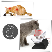 Carica l&#39;immagine nel visualizzatore di Gallery, Ciotola comfort rialzata per gatti - Ozerty
