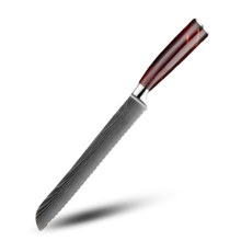 Carica l&#39;immagine nel visualizzatore di Gallery, Coltelli giapponesi della serie Terra di fuoco -Pankiri - Coltello da pane 20 cm - Ozerty

